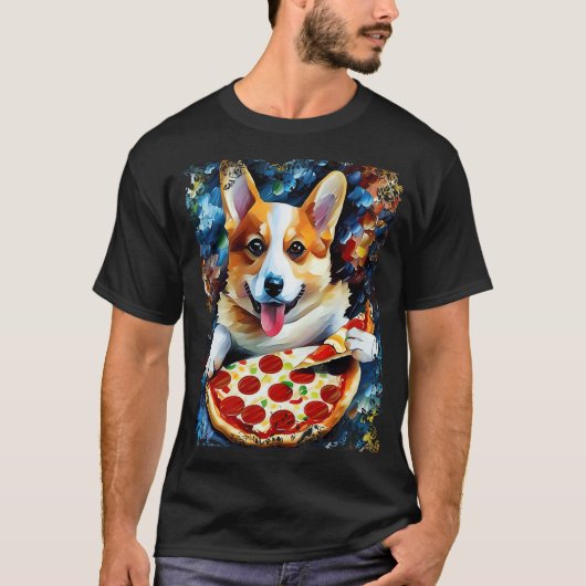 C:\Users\Administrator\Downloads\Corgi 2\コーギーのピザ Tシャツ (正面)