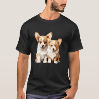 C:\Users\Administrator\Downloads\Corgi 2\コーギーの子犬 Tシャツ