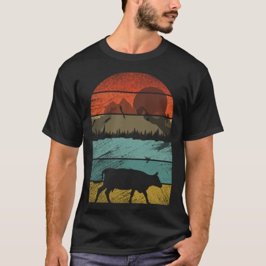 C:\Users\Administrator\Downloads\Cow 1\レトロなビンテージ Tシャツ (正面)