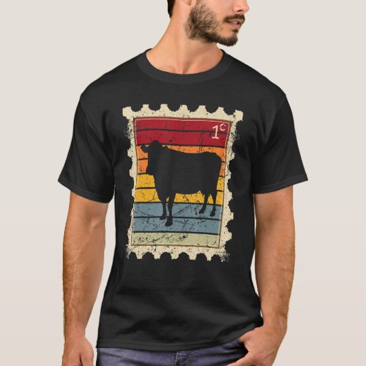 C:\Users\Administrator\Downloads\Cow 1\郵便切手 Tシャツ (正面)
