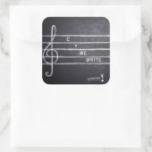 C Y We Write Sticker スクエアシール (バッグ)