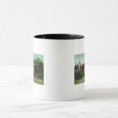 CAのハーストホールの外観 マグカップ (中央)