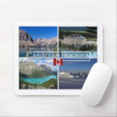 CAカナダ – ボウレイク – バンフ国立公園 –  マウスパッド (マウス)