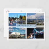 CAバンクーバー – スタンレーパーク – ヤレタウン –  ポストカード (正面/裏面)