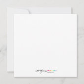 CAポピー水カラーフラットノテカード ノートカード (裏面)