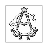 CAモノグラムACモノグラムラバーインクスタンプ ラバースタンプ (インプリント)