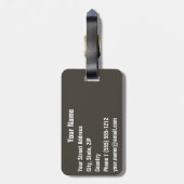 CAラゲッジタグ（サンタバーバラ） ラゲッジタグ (裏面縦)