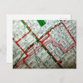 CAヴィンテージマップ ポストカード (正面/裏面)