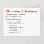 CA卒業2010 -テンプレート1 案内ポストカード (裏面)