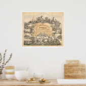 CA農業社会証明書(0058A) ポスター (キッチン)