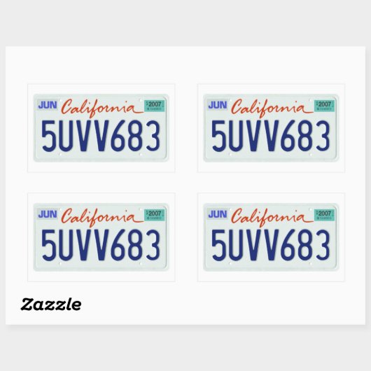 CA2007 長方形シール (シート)