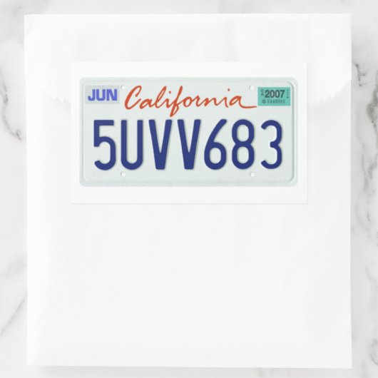 CA2007 長方形シール (バッグ)