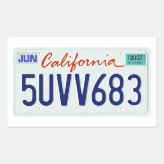 CA2007 長方形シール (正面)