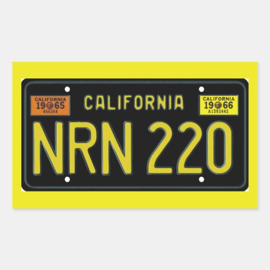 CA66 長方形シール (正面)