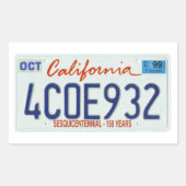 CA99 長方形シール (正面)