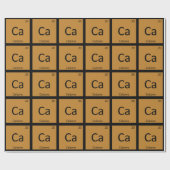 Ca - カルツォーネ化学元素記号 ラッピングペーパー (フラット)