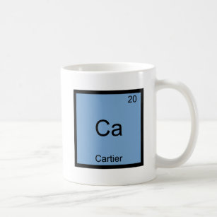Ca – カルティエ化学素おもしろい子シンボルティー コーヒーマグカップ