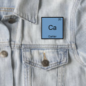 Ca - カルティエ おもしろ化学式 エレメント シンボル Tシャツ 缶バッジ (インサイチュ)