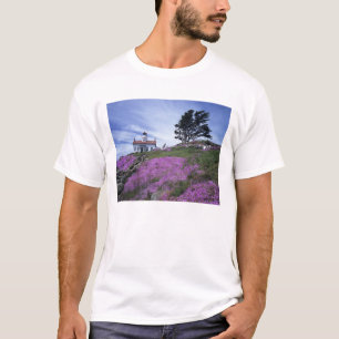 CA, クレセントシティ、バッテリー・ポイント灯台と Tシャツ