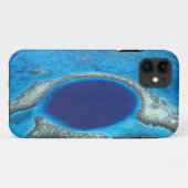 CA、ベリーズ。ライトハウスリーフのブルーホール（直径 Case-Mate iPhoneケース (裏面(横))