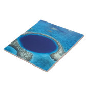 CA、ベリーズ。青い穴（直径）の上空表示 タイル (側面)