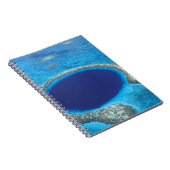 CA、ベリーズ。青い穴（直径）の上空表示 ノートブック (右側)