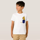 CA – ポケットシャツのグレート・ダン Tシャツ (正面フル)