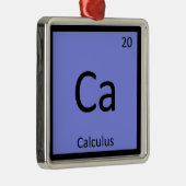 Ca -計算計算数学化学周期表記号 メタルオーナメント (右)