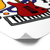 CA – 音楽アートポスター ポスター (角)