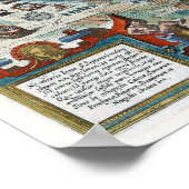 ca 1610イスキアの地図 ポスター (角)