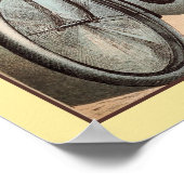 ca 1890ヴィンテージサイクルビシルスアドハンバー ポスター (角)