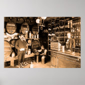 ca 1895 Stephan Liesting酒屋オランダ ポスター (正面)