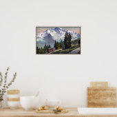 ca 1900ユングフラウマウンテンミュアレン鉄道 ポスター (キッチン)