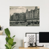 ca 1900 Ostend Beach and Grands Hotels ポスター (ホームオフィス)