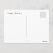 ca 1910, Minerva Mosaic at the Library of Congress ポストカード (裏面)