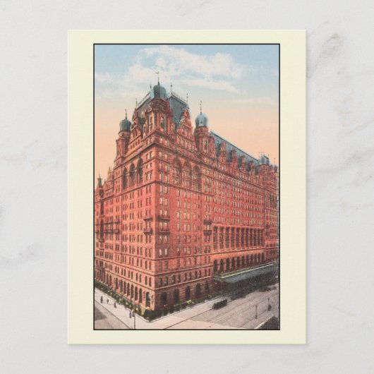 ca 1915ウォルドフアストリアホテル ポストカード (正面)