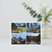 CA Alberta – カルガリー – ブルーブラッドのガーデン – ポストカード (スタンド正面)