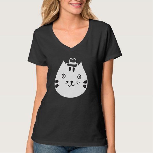 Ca Cat    For Women Men Cat Tシャツ (正面)