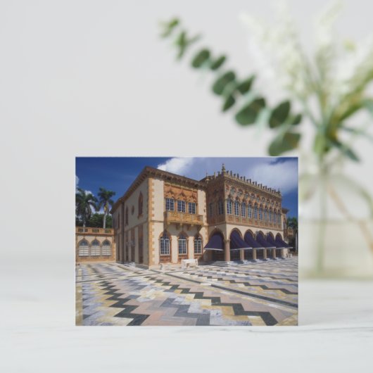 Ca' d' Zan, John Ringling, Sarの冬の住居 ポストカード (スタンド正面)