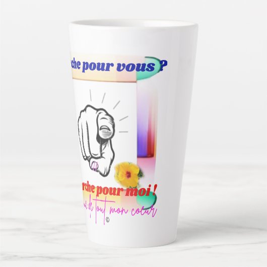 ça marche pour vous ? カフェラテマグ (正面)
