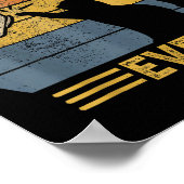 Ca Men Cat Dad Ever Funny Cat Lover Gift  ポスター (角)