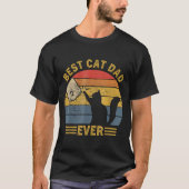 Ca Men Cat Dad Ever Funny Cat Lover Gift  Tシャツ (正面)
