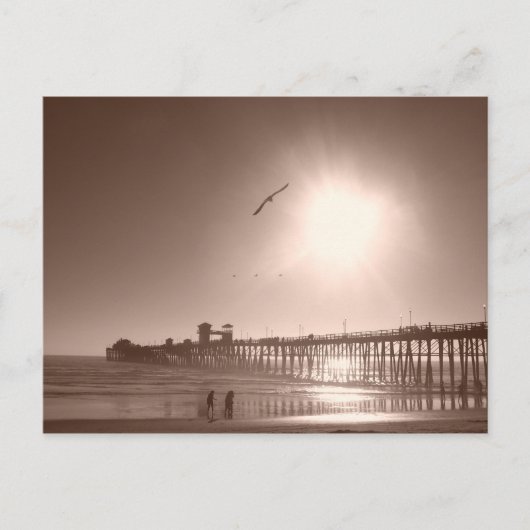 CA Pier(オーシャンサイド) ポストカード (正面)