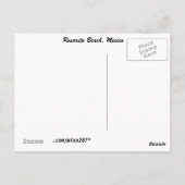 CA Rosaritoビーチ、ロザリトビーチ、メキシコII ポストカード (裏面)