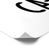 Ca-shew Funny Sneezing Cashew Nut Pun ポスター (角)