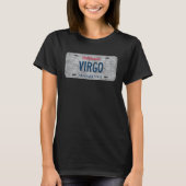 CA State Vanity License Plate VIRGO Tシャツ (正面)