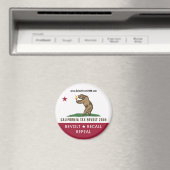 CA Tax Revolt 2009フラグマグネット マグネット (インサイチュ (食洗機))