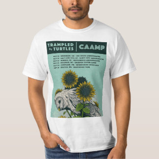 Caamp bird sunflower  tシャツ