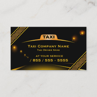 Cab Companyのタクシー運転手の名刺 名刺