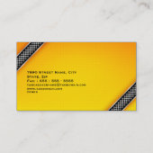 Cab Companyのタクシー運転手の名刺 名刺 (裏面)